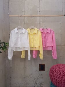 [여름신상 무배] 피노라 3컬러 심플 포켓 카라 셔츠 남방