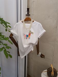 [여름신상 무배] 알록말 프린팅 라운드 반팔 티셔츠