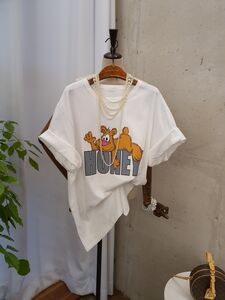 [봄신상 무배] 신나 도그 오버핏 반팔 티셔츠